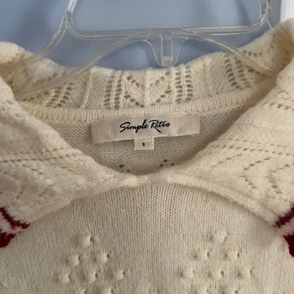 Simple Retro ribbed wool sweater - Picture 3 of 5